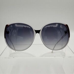 Roberta di Camerino Vintage Sunglasses Italy Oversized Round Purple Gradient